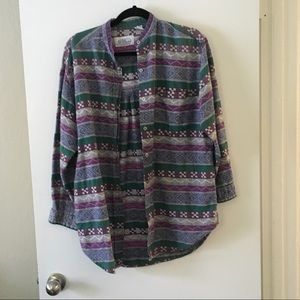 Fun print vintage button down
